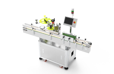 牛奶瓶不干膠貼標(biāo)機(jī)