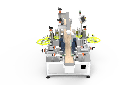 蜂蜜瓶雙面不干膠貼標機