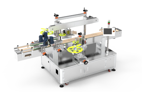 玻璃瓶雙面貼標機