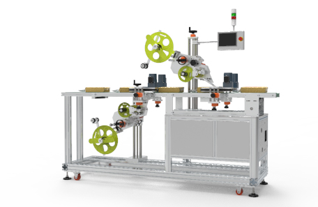罐/瓶上下面不干膠貼標(biāo)機(jī)