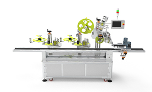 瓶子頂部及側面不干膠貼標機