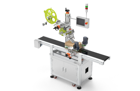 包裝袋平面貼標機